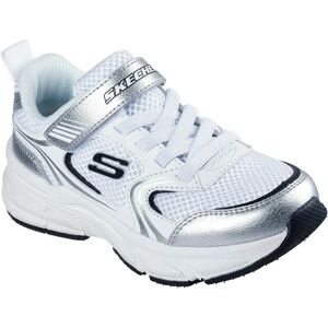 Skechers Baskets Sans Lacets Retro Graph White Pu / Silver Mesh EU 27 1/2 Fille - Publicité Skechers Baskets Sans Lacets Retro Graph White Pu / Silver Mesh EU 27 1/2 Fille - Publicité