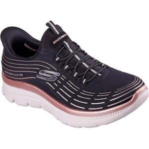 Skechers Baskets Sans Lacets Summits Plus Soft Luster Black Mesh / Rose Gold Trim EU 37 Femme - Publicité Skechers Baskets Sans Lacets Summits Plus Soft Luster Black Mesh / Rose Gold Trim EU 37 Femme - Publicité