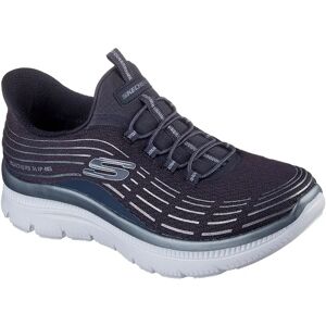 Skechers Baskets Sans Lacets Summits Plus Soft Luster Charcoal Mesh / Silver Trim EU 36 Femme - Publicité Skechers Baskets Sans Lacets Summits Plus Soft Luster Charcoal Mesh / Silver Trim EU 36 Femme - Publicité