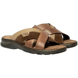 Tbs Claquettes Jacquie Tan / Chocolat EU 45 Homme - Publicité Tbs Claquettes Jacquie Tan / Chocolat EU 45 Homme - Publicité