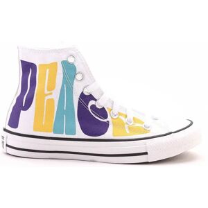 Converse Baskets Chuck Tayllor All Star Hi White EU 37 1/2 Femme - Publicité Converse Baskets Chuck Tayllor All Star Hi White EU 37 1/2 Femme - Publicité