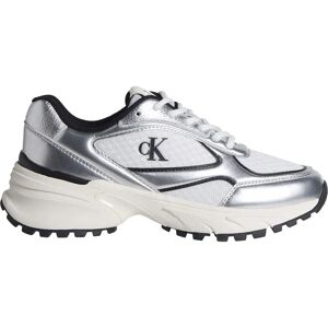 Calvin Klein Baskets Yw0yw02063 Silver / Black / Bright White EU 38 Femme - Publicité Calvin Klein Baskets Yw0yw02063 Silver / Black / Bright White EU 38 Femme - Publicité