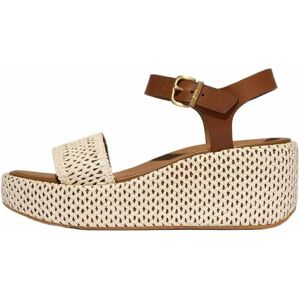 Fitflop Sandales à Plateforme Woven Wedge Ankle-strap Deep Tan / Ivory EU 42 Femme - Publicité Fitflop Sandales à Plateforme Woven Wedge Ankle-strap Deep Tan / Ivory EU 42 Femme - Publicité