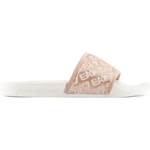 Giorgio Armani Ea7 Emporio Armani Tongs 7x000109_af15125 White / Rose Gold EU 39 Homme,Femme - Publicité Giorgio Armani Ea7 Emporio Armani Tongs 7x000109_af15125 White / Rose Gold EU 39 Homme,Femme - Publicité