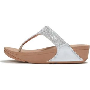 Fitflop Sandales Lulu Crystal Embellished Toe Post Steeled Silver EU 38 Femme - Publicité Fitflop Sandales Lulu Crystal Embellished Toe Post Steeled Silver EU 38 Femme - Publicité