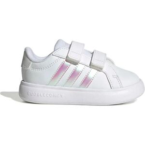 Adidas Baskets Pour Bébé Grand Court 3.0 Bubble Ftwr White / Iridescent / Almost Pink EU 26 Garçon,Fille - Publicité Adidas Baskets Pour Bébé Grand Court 3.0 Bubble Ftwr White / Iridescent / Almost Pink EU 26 Garçon,Fille - Publicité