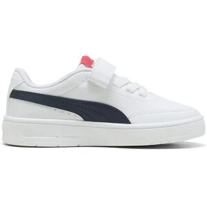 Puma Baskets Court Classic Clean Ac+ Ps Puma White / New Navy / For All Time Red EU 27 1/2 Garçon,Fille - Publicité Puma Baskets Court Classic Clean Ac+ Ps Puma White / New Navy / For All Time Red EU 27 1/2 Garçon,Fille - Publicité