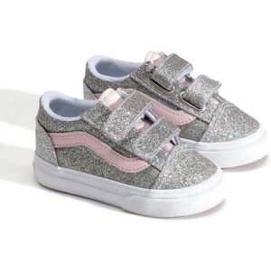 Vans Baskets Old Skool V Glitter Silver / Pale Petal EU 27 1/2 Garçon,Fille - Publicité Vans Baskets Old Skool V Glitter Silver / Pale Petal EU 27 1/2 Garçon,Fille - Publicité