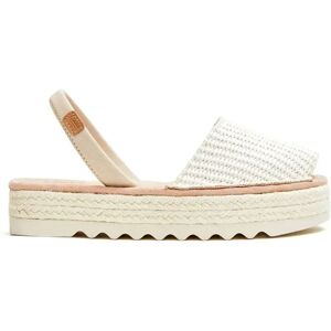Castell Sandales Menorquines 2283 2 Doble Yute Tabru White EU 35 Femme - Publicité Castell Sandales Menorquines 2283 2 Doble Yute Tabru White EU 35 Femme - Publicité