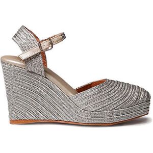 Toni Pons Espadrilles Compensées Damaris Platinum EU 36 Femme - Publicité Toni Pons Espadrilles Compensées Damaris Platinum EU 36 Femme - Publicité