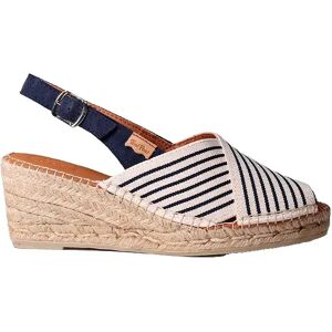 Toni Pons Sandales Compensées En Sparte Teia Ecru / Navy EU 35 Femme - Publicité Toni Pons Sandales Compensées En Sparte Teia Ecru / Navy EU 35 Femme - Publicité