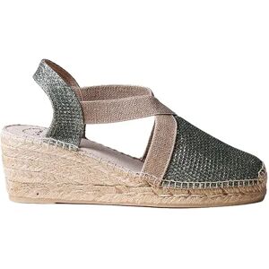 Toni Pons Espadrilles Compensées Triton Khaki EU 42 Femme - Publicité Toni Pons Espadrilles Compensées Triton Khaki EU 42 Femme - Publicité