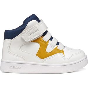 Geox Baskets Eclyper B White / Ochre EU 26 Garçon - Publicité Geox Baskets Eclyper B White / Ochre EU 26 Garçon - Publicité