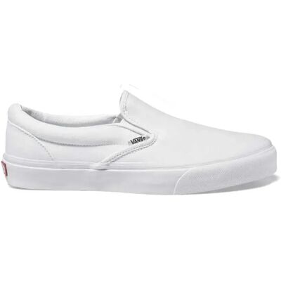 Vans Baskets Sans Lacets Classic True White EU 38 1/2 Homme,Femme - Publicité Vans Baskets Sans Lacets Classic True White EU 38 1/2 Homme,Femme - Publicité