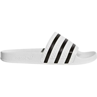 Adidas Originals Claquettes Adilette White / Black EU 43 Homme - Publicité Adidas Originals Claquettes Adilette White / Black EU 43 Homme - Publicité