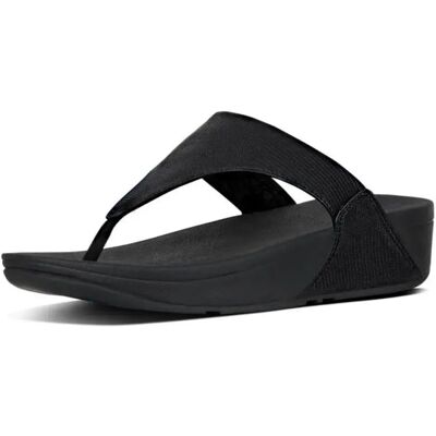 Fitflop Sandales Lulu Leather Toepost Black EU 40 Femme - Publicité Fitflop Sandales Lulu Leather Toepost Black EU 40 Femme - Publicité