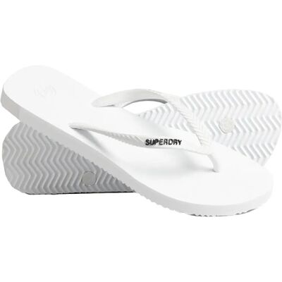 Superdry Tongs Vintage Classic White EU 38-39 - Publicité Superdry Tongs Vintage Classic White EU 38-39 - Publicité