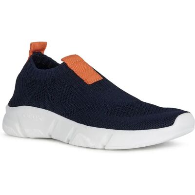 Geox Baskets Aril Navy / Orange EU 30 Garçon - Publicité Geox Baskets Aril Navy / Orange EU 30 Garçon - Publicité