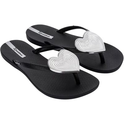 Ipanema Tongs Maxi Fashion Ii Black / Silver EU 35-36 Femme - Publicité Ipanema Tongs Maxi Fashion Ii Black / Silver EU 35-36 Femme - Publicité