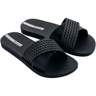 Ipanema Claquettes Street Ii Black / Black EU 37 Femme - Publicité Ipanema Claquettes Street Ii Black / Black EU 37 Femme - Publicité