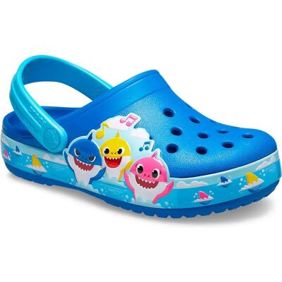 Crocs Sabots Fun Lab Baby Shark Band Bright Cobalt EU 19-20 Garçon,Fille - Publicité Crocs Sabots Fun Lab Baby Shark Band Bright Cobalt EU 19-20 Garçon,Fille - Publicité
