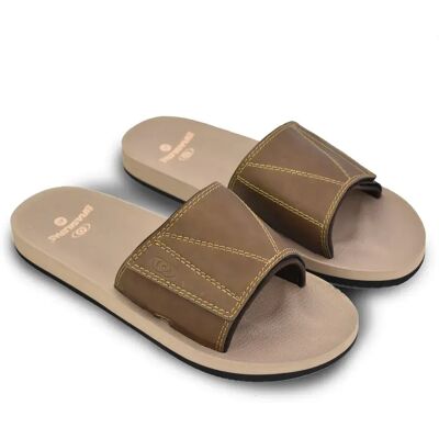Brasileras Claquettes Jay Brown EU 46 Homme - Publicité Brasileras Claquettes Jay Brown EU 46 Homme - Publicité