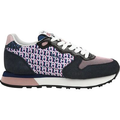Pepe Jeans Baskets Dover Brand Navy EU 37 Femme - Publicité Pepe Jeans Baskets Dover Brand Navy EU 37 Femme - Publicité