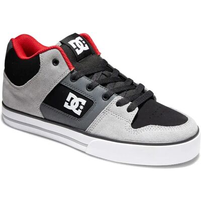 Dc Shoes Baskets Pure Mid Black / Grey / Red EU 43 Homme - Publicité Dc Shoes Baskets Pure Mid Black / Grey / Red EU 43 Homme - Publicité