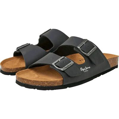 Pepe Jeans Sandales Bio Double Kansas BLACK EU 45 Homme - Publicité Pepe Jeans Sandales Bio Double Kansas BLACK EU 45 Homme - Publicité