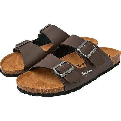 Pepe Jeans Sandales Bio Double Kansas BROWN EU 41 Homme - Publicité Pepe Jeans Sandales Bio Double Kansas BROWN EU 41 Homme - Publicité