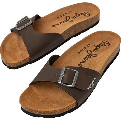 Pepe Jeans Sandales Bio M Single Kansas BROWN EU 46 Homme - Publicité Pepe Jeans Sandales Bio M Single Kansas BROWN EU 46 Homme - Publicité