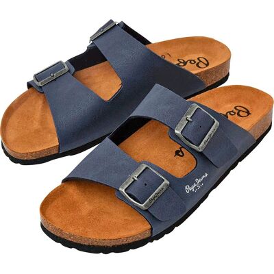 Pepe Jeans Sandales Bio Double Chicago Navy EU 45 Homme - Publicité Pepe Jeans Sandales Bio Double Chicago Navy EU 45 Homme - Publicité