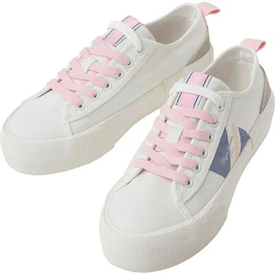 Pepe Jeans Baskets Allen Flag Color Low White EU 37 Femme - Publicité Pepe Jeans Baskets Allen Flag Color Low White EU 37 Femme - Publicité