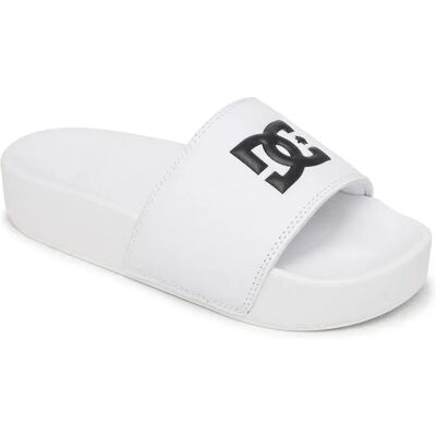 Dc Shoes Claquettes Platform White / White / Black EU 36 Femme - Publicité Dc Shoes Claquettes Platform White / White / Black EU 36 Femme - Publicité
