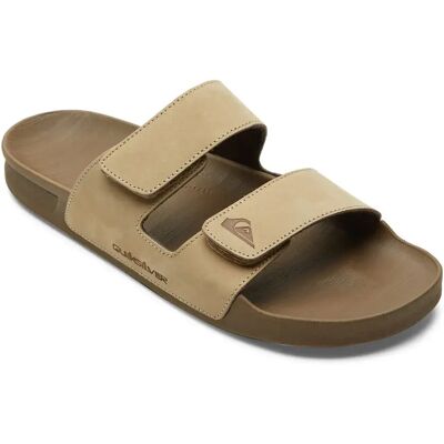 Quiksilver Claquettes Rivi Leather Tan 1 EU 46 Homme - Publicité Quiksilver Claquettes Rivi Leather Tan 1 EU 46 Homme - Publicité