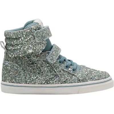 Hummel Baskets Slimmer Stadil Glitter Mineral Blue EU 26 Fille - Publicité Hummel Baskets Slimmer Stadil Glitter Mineral Blue EU 26 Fille - Publicité