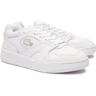 Lacoste Baskets 46sfa0092 White / White EU 37 Femme - Publicité Lacoste Baskets 46sfa0092 White / White EU 37 Femme - Publicité
