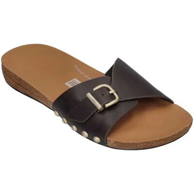 Fitflop Claquettes Iqushion Adjustable Buckle Leather Chocolate Brown EU 38 Femme - Publicité Fitflop Claquettes Iqushion Adjustable Buckle Leather Chocolate Brown EU 38 Femme - Publicité