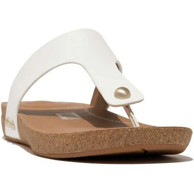 Fitflop Tongs Iqushion Leather Toe-post Urban White EU 40 Femme - Publicité Fitflop Tongs Iqushion Leather Toe-post Urban White EU 40 Femme - Publicité