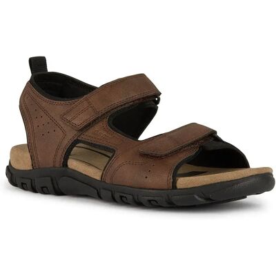 Geox Sandales U4524b000me Strada Dark Brown EU 41 Homme - Publicité Geox Sandales U4524b000me Strada Dark Brown EU 41 Homme - Publicité