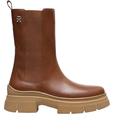 Tommy Hilfiger Bottines Chelsea Ch Naturall Cognac EU 39 Femme - Publicité Tommy Hilfiger Bottines Chelsea Ch Naturall Cognac EU 39 Femme - Publicité