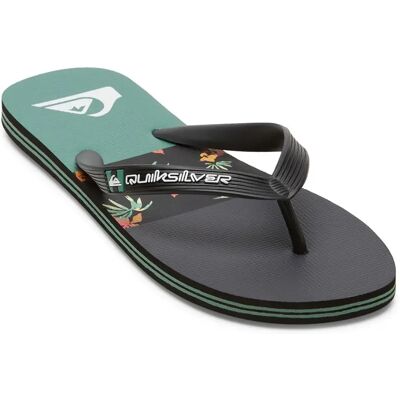 Quiksilver Tongs Molokai Black / Black / Green EU 44 Homme - Publicité Quiksilver Tongs Molokai Black / Black / Green EU 44 Homme - Publicité