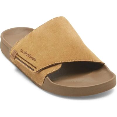 Quiksilver Claquettes Rivi Suede Tan 1 EU 47 Homme - Publicité Quiksilver Claquettes Rivi Suede Tan 1 EU 47 Homme - Publicité