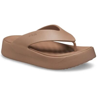 Crocs Tongs Getaway Platform Latte EU 42-43 Femme - Publicité Crocs Tongs Getaway Platform Latte EU 42-43 Femme - Publicité