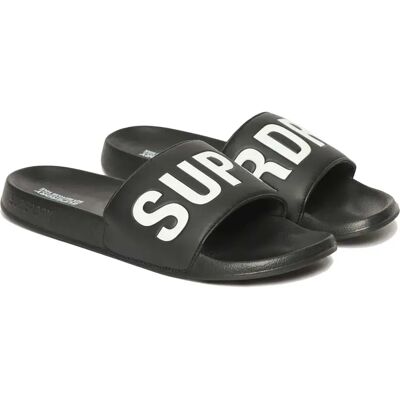 Superdry Claquettes Core Vegan Pool Black / Optic EU 40-41 Homme - Publicité Superdry Claquettes Core Vegan Pool Black / Optic EU 40-41 Homme - Publicité
