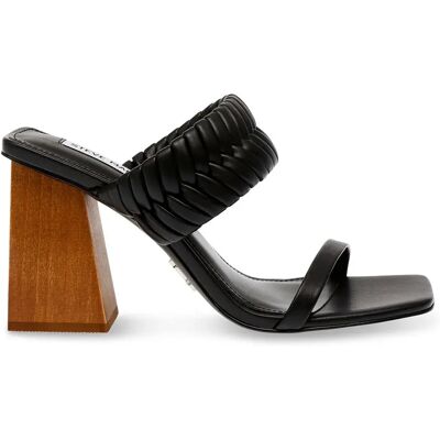 Steve Madden Sandales Raver Black EU 41 Femme - Publicité Steve Madden Sandales Raver Black EU 41 Femme - Publicité