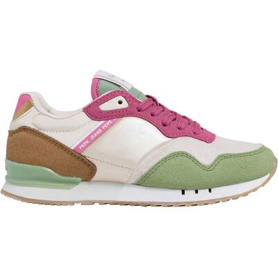 Pepe Jeans Baskets Londonlam Bleach Green EU 37 Fille - Publicité Pepe Jeans Baskets Londonlam Bleach Green EU 37 Fille - Publicité