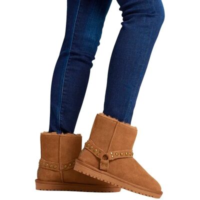 Pepe Jeans Bottes Diss Biker Cognac Brown EU 36 Femme - Publicité Pepe Jeans Bottes Diss Biker Cognac Brown EU 36 Femme - Publicité