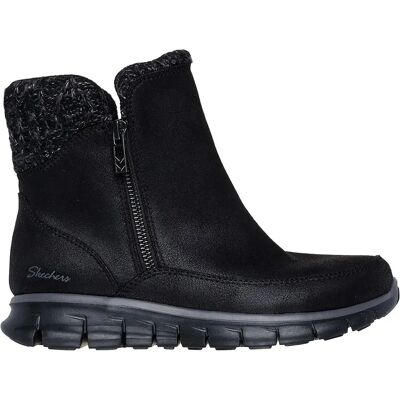 Skechers Bottines Synergy Black Microleather / Knit EU 38 Femme - Publicité Skechers Bottines Synergy Black Microleather / Knit EU 38 Femme - Publicité