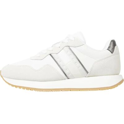 Tommy Jeans Baskets Eva Runner Metallic Ecru EU 40 Femme - Publicité Tommy Jeans Baskets Eva Runner Metallic Ecru EU 40 Femme - Publicité